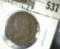 1828 Half Cent, 12 Stars, G/VG, G value $50, VG value $65