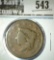 1837 Large Cent, AG,  value $10+