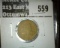 1857 FE Cent, G+, G value $30