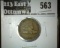 1858 FE Cent, large letters, VF, VF value $60