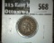 1860 IHC, VF dark, VF value $30