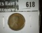 1909 Lincoln Cent, MS63BN, SHARP! Value $30