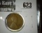 1912-D Lincoln Cent, F/VF, F value $10, VF value $25