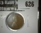 1914 Lincoln Cent, XF, tough in grades above F, value $20