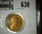 1917 Lincoln Cent, AU, value $10