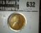 1917-S Lincoln Cent, AU, value $25