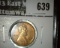 1924-S Lincoln Cent, AU, value $75