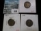 3 Lincoln Cents, 1932-D F, 1933 F &1933-D F, value for group $10+