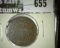 1864 2 Cent Piece, Large Motto, VF+, value $35