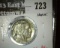 1928 Buffalo Nickel, XF/AU, XF value $15, AU value $25
