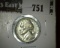 1939 Jefferson Nickel, BU GEM, value $12