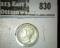 1936 Mercury Dime, BU value $18