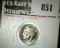 1996-W Roosevelt Dime, BU, low mintage key date, available in Mint Sets only, value $20