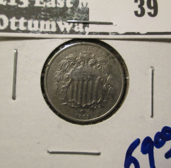 1869 Shield Nickel