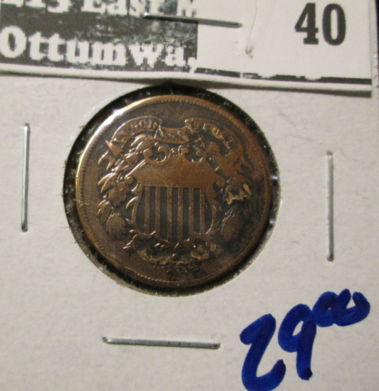 1864 Two Cent Piece