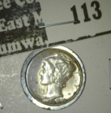 1940 P Mercury Dime, Choice Uncirculated.