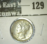 1944 P Mercury Dime, Choice Uncirculated.