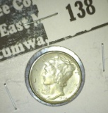 1945 P Mercury Dime, Choice Uncirculated.