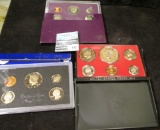 1974 S, 83 S, & 87 S U.S. Proof Sets in original boxes of issue.