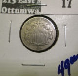 1869 Shield Nickel