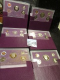 (6) 1990 S U.S. Proof Sets with badly corroded Lincoln Cents