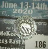 1868 U.S. Shield Nickel. Nice condition.