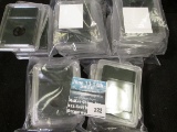 (25) Individual Snap-tight cases for coins. Various sizes.