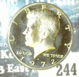 1972 S Deep Cameo Proof Kennedy Half Dollar.