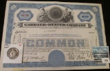 100 Shares Stock Certificate from 