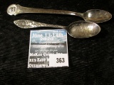 2 vintage spoons - 1st a Gerber baby spoon engraved 