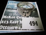 James Avery sterling cross cutout band size 10