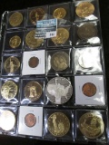 Group of 20 Statue of Liberty related medals and coins, interesting mix, some are unusual and seldom