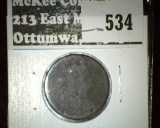 1806 Half Cent AG, AG value $35