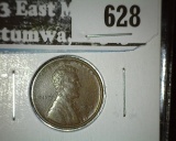 1915-D Lincoln Cent, XF, value $22