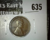 1922-D Lincoln Cent, Vf value $27