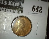 1925-S Lincoln Cent, AU, value $30