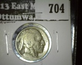 1913-S Type 1 Buffalo Nickel, VG, value $50