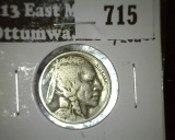 1924-D Buffalo Nickel, VG rotated reverse, value $12