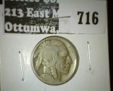 1924-S Buffalo Nickel, G, value $15