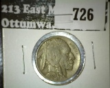 1929-D Buffalo Nickel, XF, scarce grade fro date, value $32+