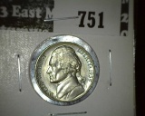 1939 Jefferson Nickel, BU GEM, value $12