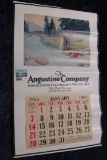 January 1962 Poster Calendar 
