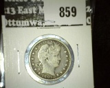 1895 Barber Quarter, F value $30