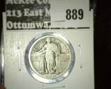 1917 type 1 Standing Liberty Quarter VG value $30