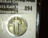 1928 Standing Liberty Quarter VG value $8