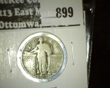 1929-S Standing Liberty Quarter G value $7.50