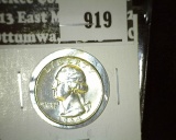 1964 Washington Quarter, BU, value $10