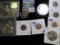 Hodgepodge Lot Includes Replica Morgan Dollar, Westward Series Nickels, Rainbow Toned 1981 Kennedy H