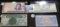 Bank Notes From Afghanistan, Bhutan, Iraq. And Iran
