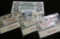 Facsimile $1000 Confederate States of America Civil War Note & (3) mini-souvenir sheets of Brasil 76